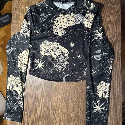 Galaxy crop top like new