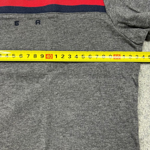 Tommy Hilfiger women's short-sleeve cotton t-shirt medium gray used