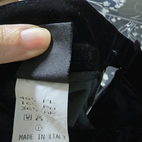 Guess velvet pants size S like new, black