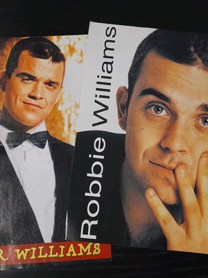 Robbie Williams posters set of 2, A4 size