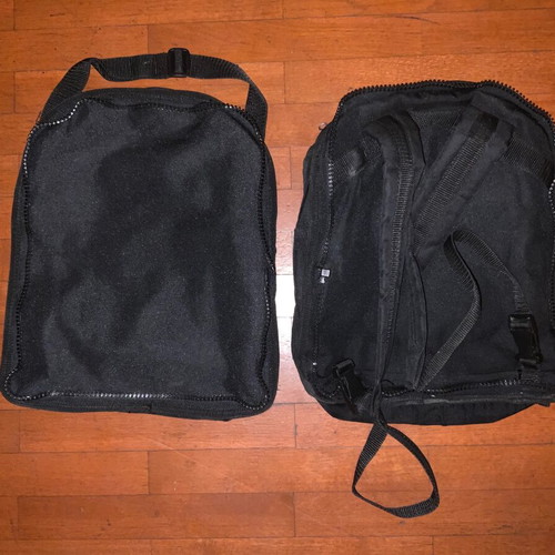 Swatch Vintage backpack used, modular 2-in-1 black The Club 90s