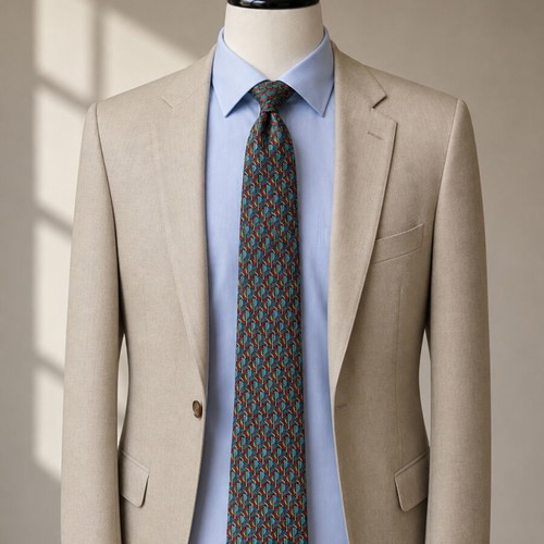 Charles Jourdan authentic silk tie