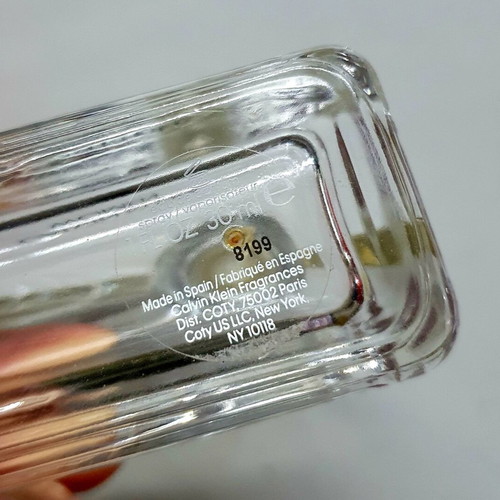 Empty Dior Fahrenheit, Calvin Klein Woman, Burberry London perfume bottles used