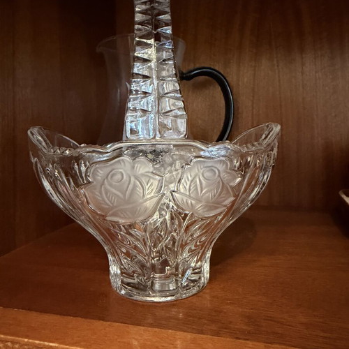 Crystal vase, vintage