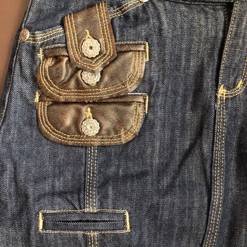 Victoria Beckham denim skirt for Rock&Republic new, blue, size S