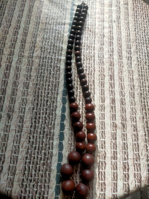 Wooden worry beads