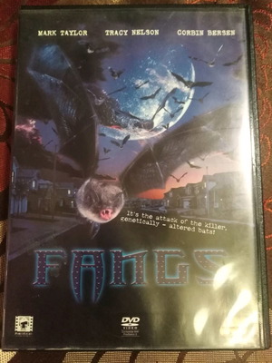 Fangs DVD used, horror movie with Greek subtitles