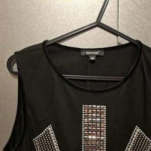 Denny Rose dress like new, sleeveless, short, autumn-winter, black