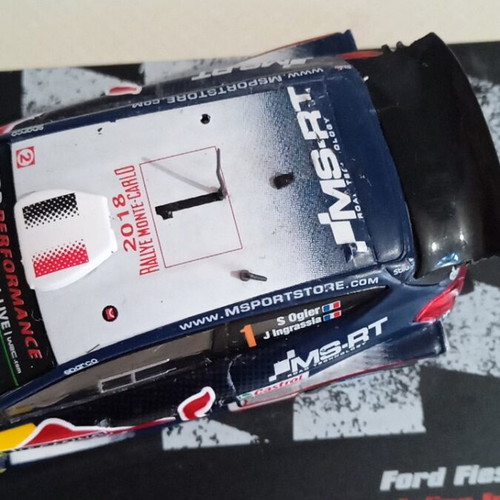 Ford Fiesta WRC collectible miniature car like new