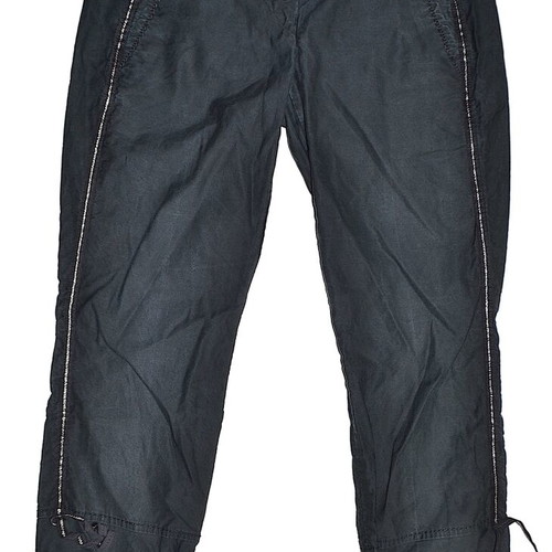 Marithé + François Girbaud trousers size 34, black and silver