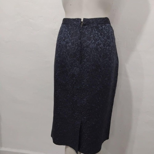 Handmade brocade suit 60s like new, blue, Nathanail