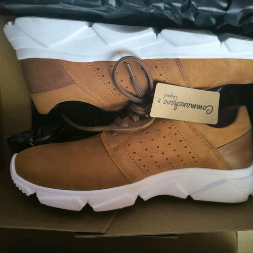 Leather shoes new, size 43, beige