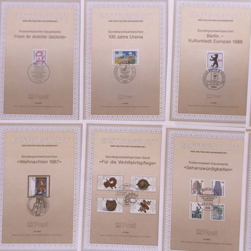 Deutsche Bundespost collectible stamps set of 20, like new