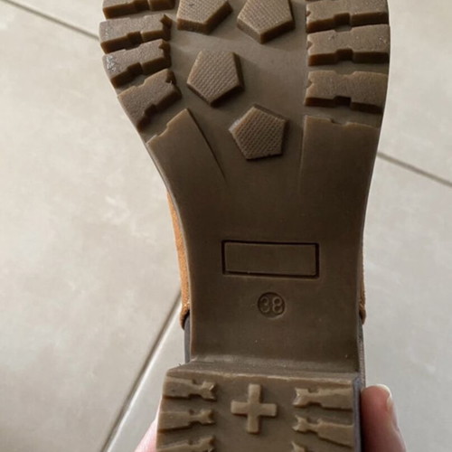 Suede boots Super Mode brown new, size 38