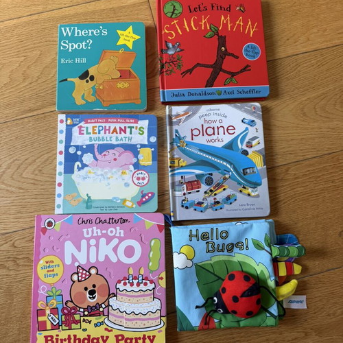 Interactive English Children's Books bundle of 6, like new