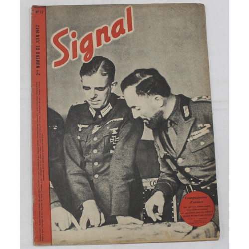 German Army Magazine Signal N.12 used 1942