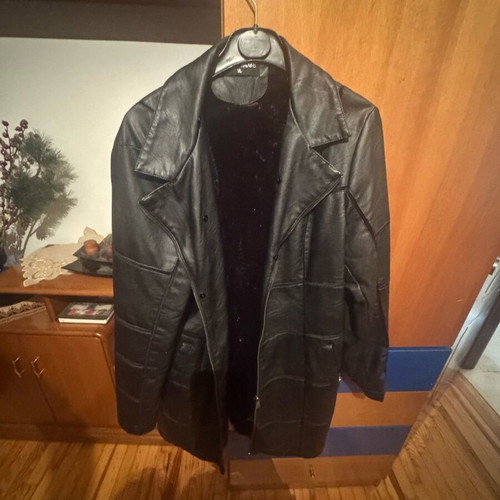Leather jacket black, like new, size XL