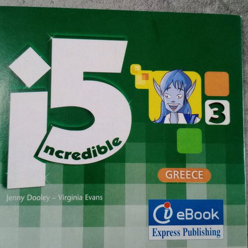 Incredible 5 3 English books like new, marked with pencil