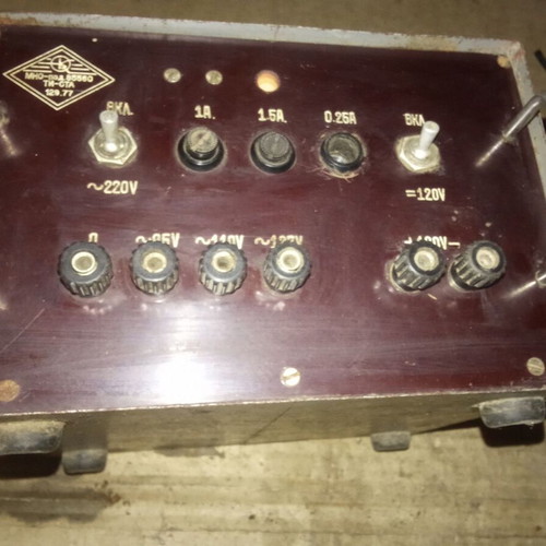 Retro military transformer MNO(1977) working