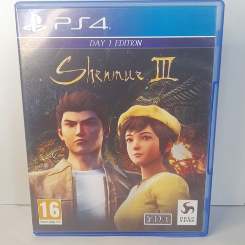 Shenmue III Day 1 Edition PS4 like new, English version