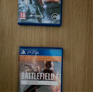 PS4 Battlefield 1 & Battlefield 4