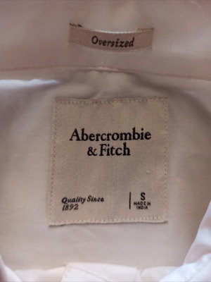 Abercrombie & Fitch Oversized White Shirt Like New