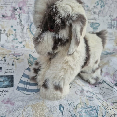Stuffed animal made of natural fur like new, 30 cm