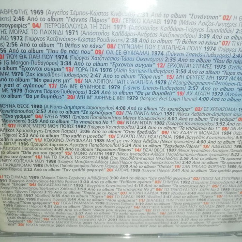 Parios collection of 60 hits 3 CDs with book like new, entechno