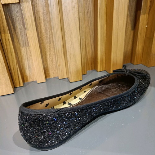 Marks & Spencer glitter ballerinas like new, size 38, black
