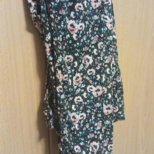 Calzedonia floral elastic women's pants pack of 2 like new, small