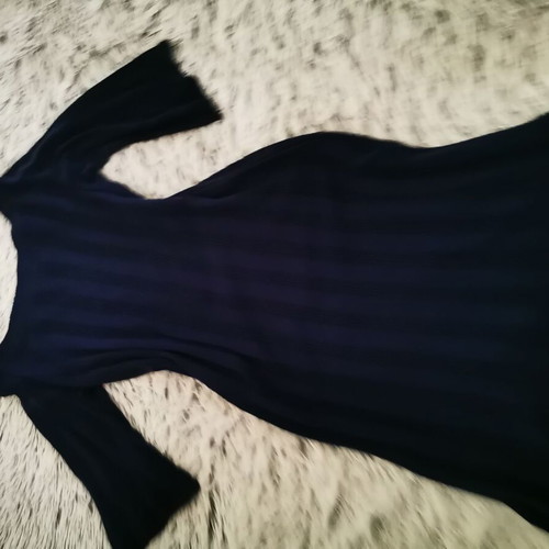Lussile women's blue knitted dress like new with side slits