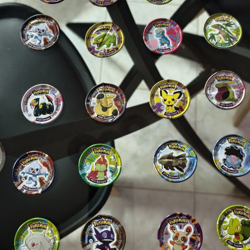 Pokemon Advanced Metal Tags used with some wear