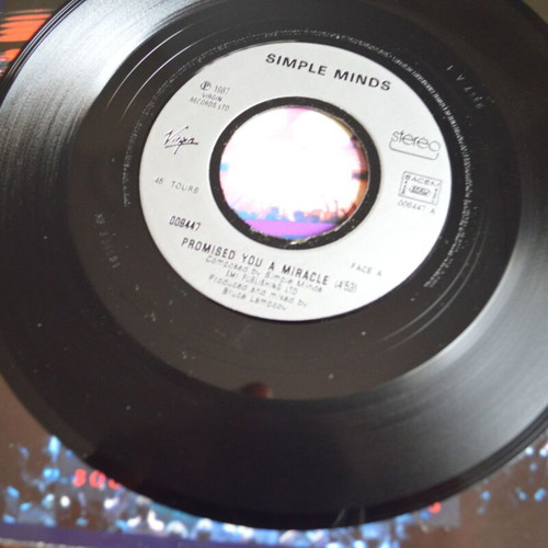 Simple Minds Live Promised You A Miracle / Book Of Brilliant Things 7'' Single used