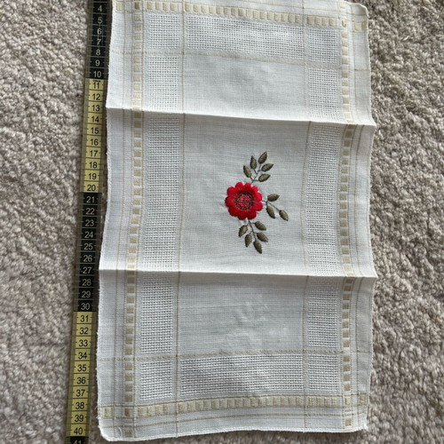Embroidered patches like new, set of two, vintage
