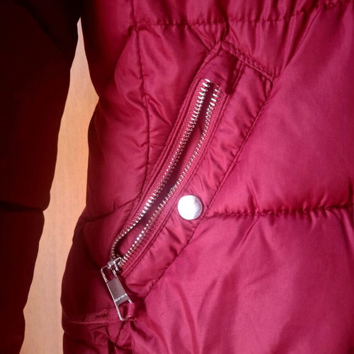 Bershka women's inflatable jacket like new, red, size L