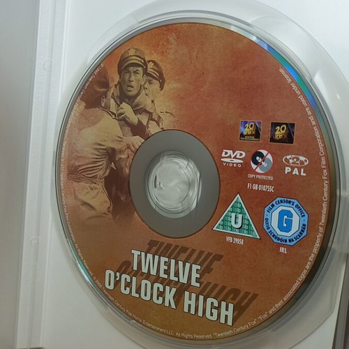 Twelve O'Clock High DVD new, English subtitles