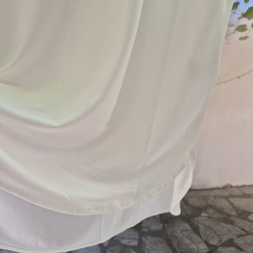 Short-Sleeve Blouse white, like new, size XXL