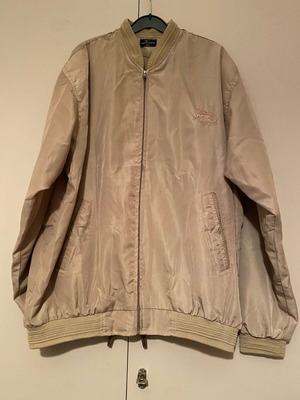 Men's jacket like new, thin windbreaker, beige, XXL
