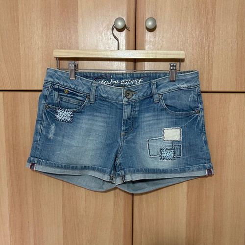 Esprit denim shorts like new, size 31, blue turquoise