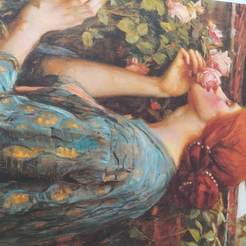 J.W. Waterhouse The Soul of the Rose canvas used, 55x70cm image