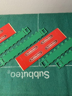 Vintage Subbuteo τέσσερα διαφημιστικά σαν καινούργια με αυτοκόλλητα