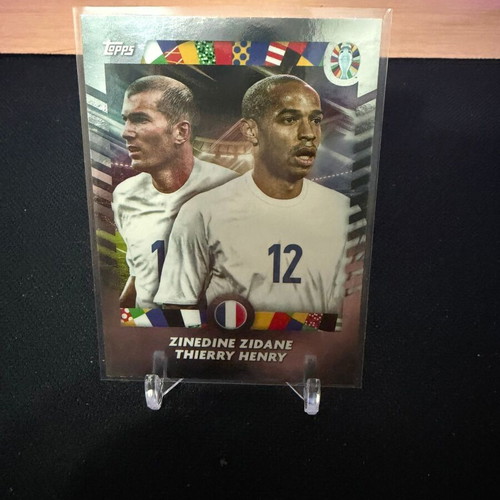 Topps Zinedine Zidane Thierry Henry Legends 2025/26 UEFA Euro Mourinho Curated New