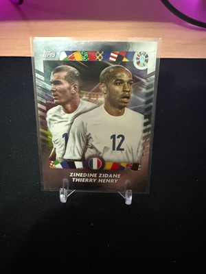 Topps Zinedine Zidane Thierry Henry Legends 2025/26 UEFA Euro Mourinho Curated New