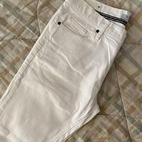 Zara straight men's jeans white like new, size L