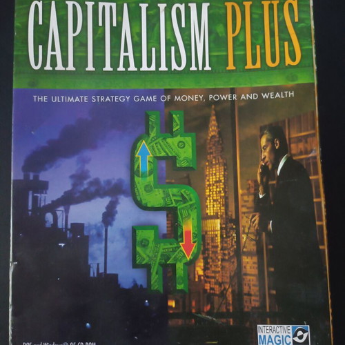 Capitalism Plus Big Box used, PC game box only
