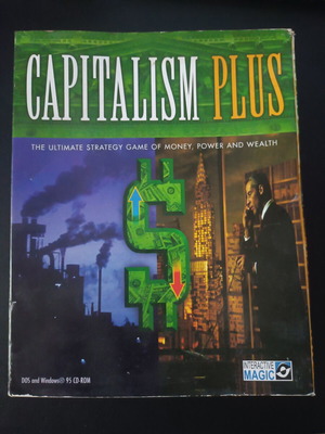 Capitalism Plus Big Box used, PC game box only