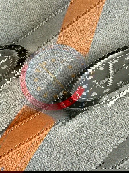 TIMEX Waterbury Traditional GMT 39mm Leather Strap Watch