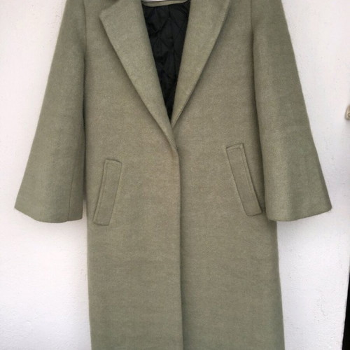 Wool coat Huiglia Cici like new, gray-green, size M