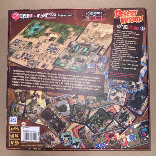 Shadows Over Normandie Expansion Desert Wrath like new, French edition