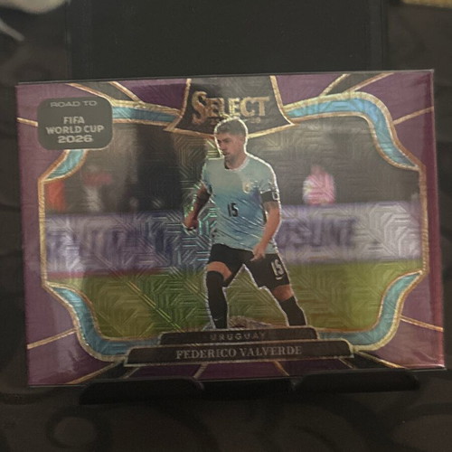 Panini Select Federico Valverde Purple Prizm card